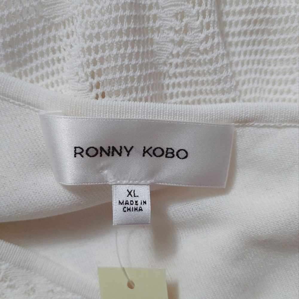 Ronny Kobo Owena One-Shoulder Side-Slit Gown - Picture 8 of 15